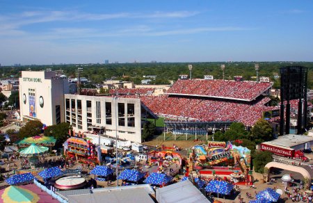 Cotton Bowl Seating Chart Red River Rivalry