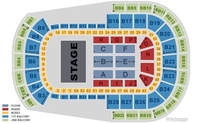 Sycuan Concert Seating Chart