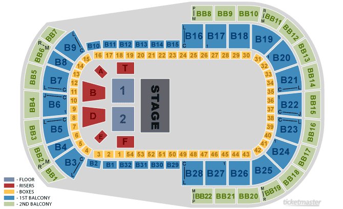 Mahalia Jackson Seating Chart